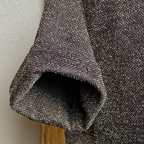 Zara Basic Marled Twill Cropped Top with Cuff (S) - Picture 3 of 4